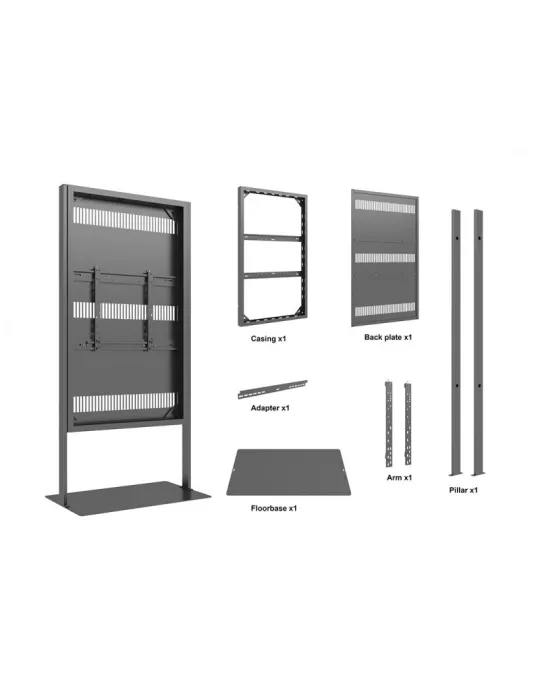 MULTIBRACKETS 6930 Cabine Totem Intérieur Enclosure 65   Floorbase Indoor REF  MULTIBRACKETS MUL6930 | MusicGoodDeal