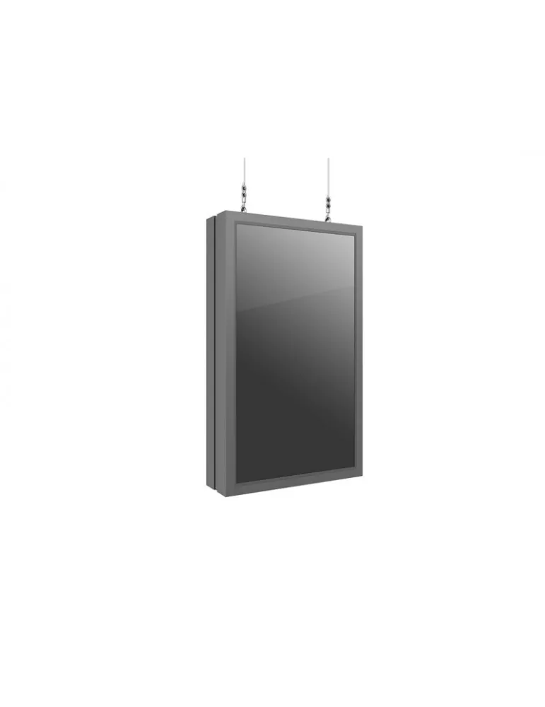 MULTIBRACKETS 6374 Caisson avec elingues Multibrackets Enclosure 43  Wire Medium B2B Black - 43  screen VESA Max 600x400 MULTI
