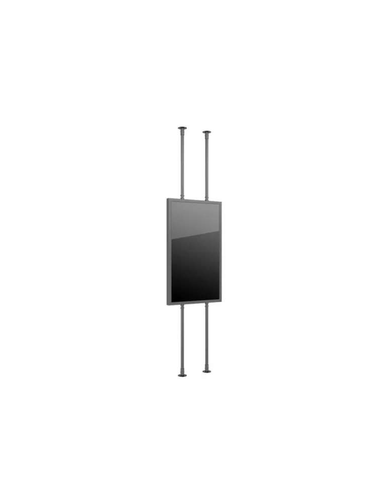 MULTIBRACKETS 5735 Support sol plafond avec caisson Multibrackets Enclosure 75  Floor to Ceiling Medium Black - 75  screen VES