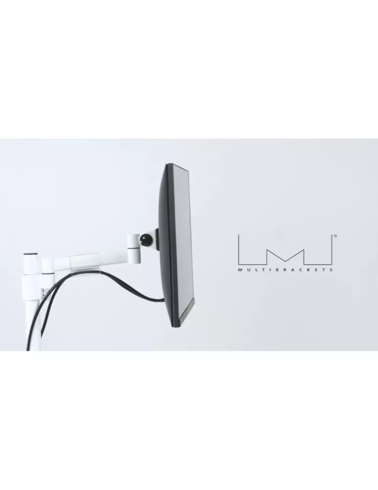 MULTIBRACKETS 5167 Drehbarer Tischständer Multibrackets Deskmount Officeline Single I White - Bildschirm 15  -30  Vesa Max 100