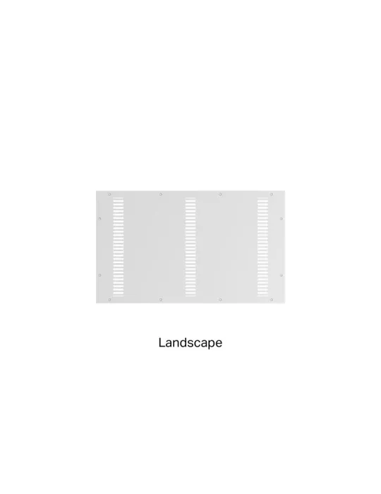 MULTIBRACKETS 9382 Plaque Arrière Caisson 46"  M Pro Series Blanche