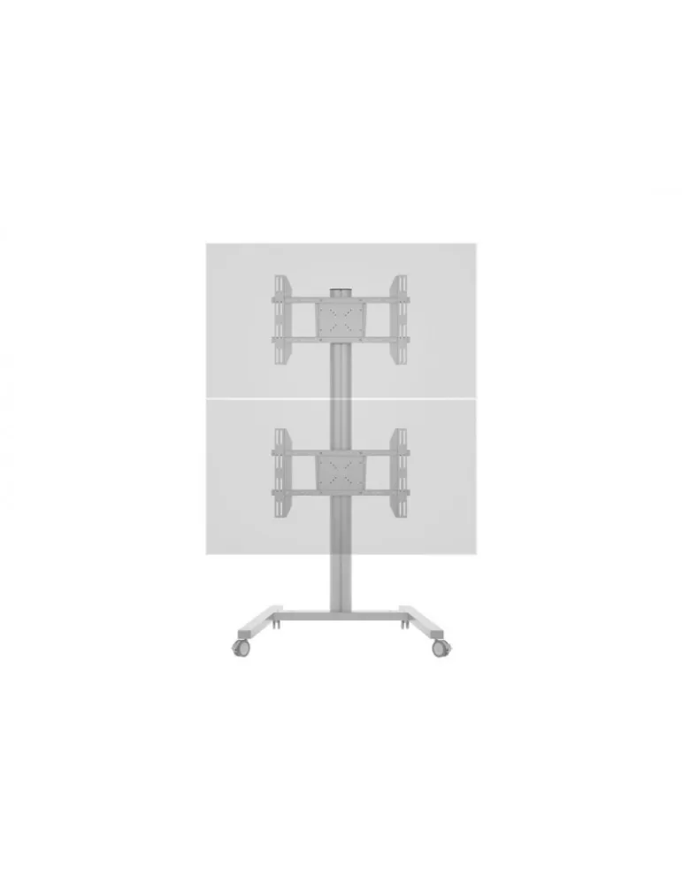 MULTIBRACKETS 2222 Soporte de pantalla Multibrackets 180 Dual Vertical Plata - 2 pantallas 32 -55  VESA Máx 700x400 MULTIBRACK