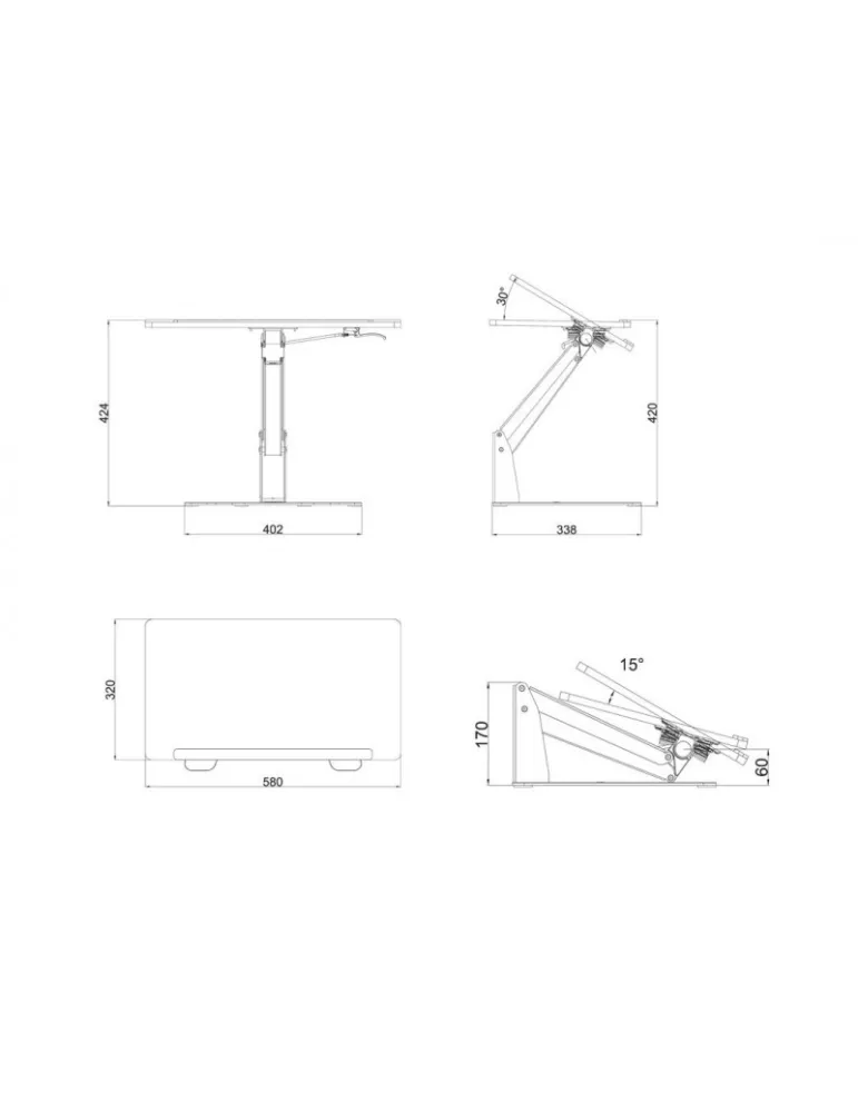 MULTIBRACKETS 9141 Tabletop computer support Multibrackets Laptop Workstation Charge 10Kg MULTIBRACKETS MUL9141 | MusicGoodDea