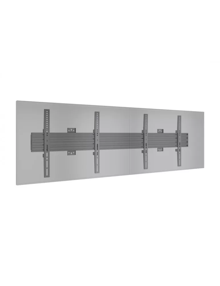 MULTIBRACKETS 4009 Support mural fixe Multibrackets Wallmount Pro MBW2U Fixed Black - 2 écrans 40"-75" VESA Max 600x400