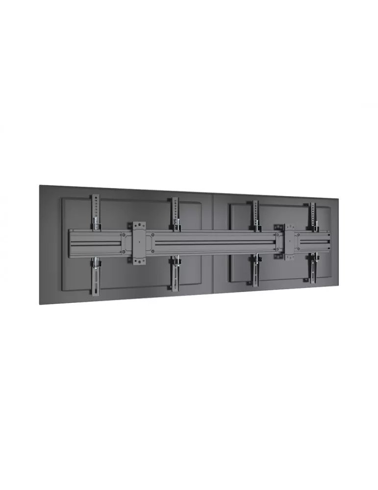 MULTIBRACKETS 4009 Feste Wandhalterung Multibrackets Wallmount Pro MBW2U Fixed Black - 2 Bildschirme 40 -75  VESA Max 600x400