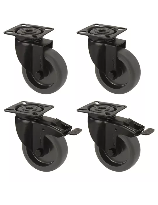Dahua WHEEL Kit de 4 ruedas opcionales para Totems DAHUA Dahua DAHWHEEL | MusicGoodDeal