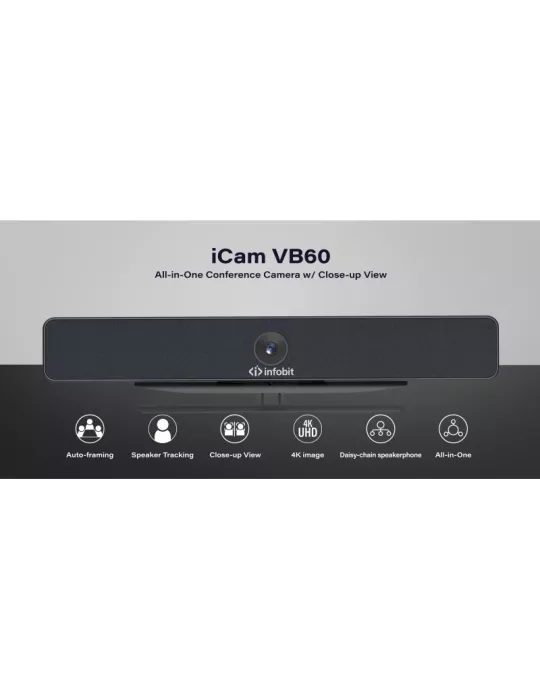 INFOBIT ICAMVB60 4K videoconferencing camera Infobit iCam VB60  All-in-one overview camera INFOBIT INFICAMVB60 | MusicGoodDeal