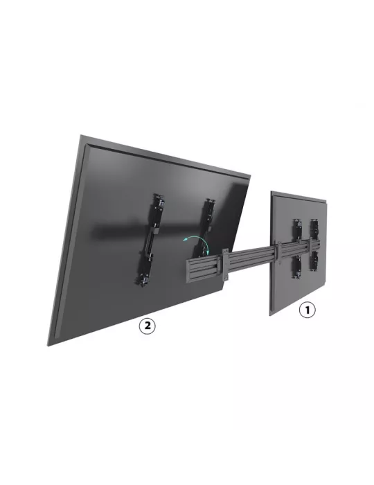 MULTIBRACKETS 5773 Support mural Multibrackets Wallmount Pro MBW2UHD - 2 écrans 65"-75" VESA Max 600x400