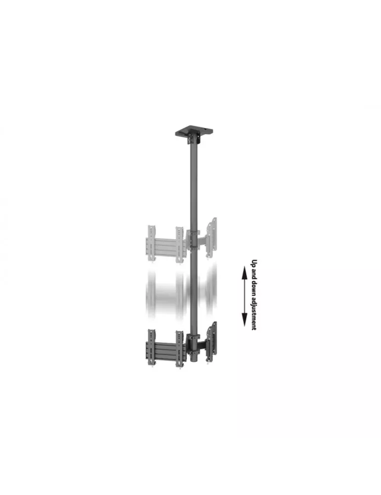 MULTIBRACKETS 2451 Support plafond 2 ecrans Multibrackets MBC2UPV 50 100 200 Ceiling Mount Pro - 32  43  VESA Max 200x200 MULT