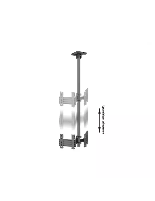MULTIBRACKETS 2451 Support plafond 2 ecrans Multibrackets MBC2UPV 50/100/200 Ceiling Mount Pro - 32"~43" VESA Max 200x200