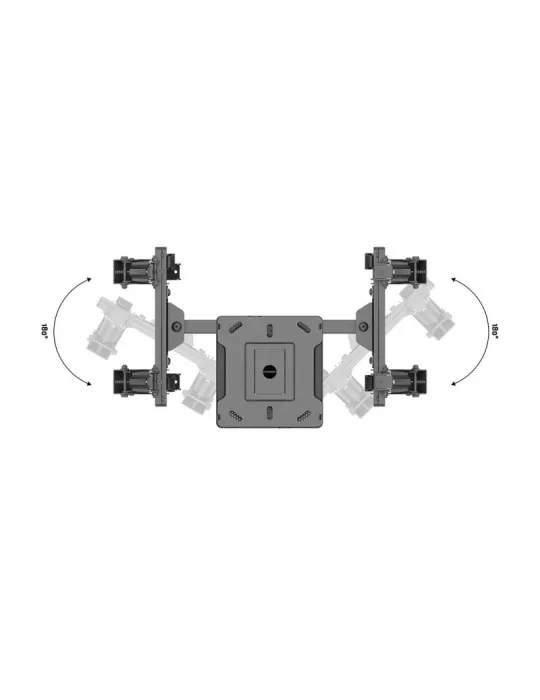 MULTIBRACKETS 2451 Deckenhalterung 2 Bildschirme Multibrackets MBC2UPV 50 100 200 Ceiling Mount Pro - 32  43  VESA Max 200x200