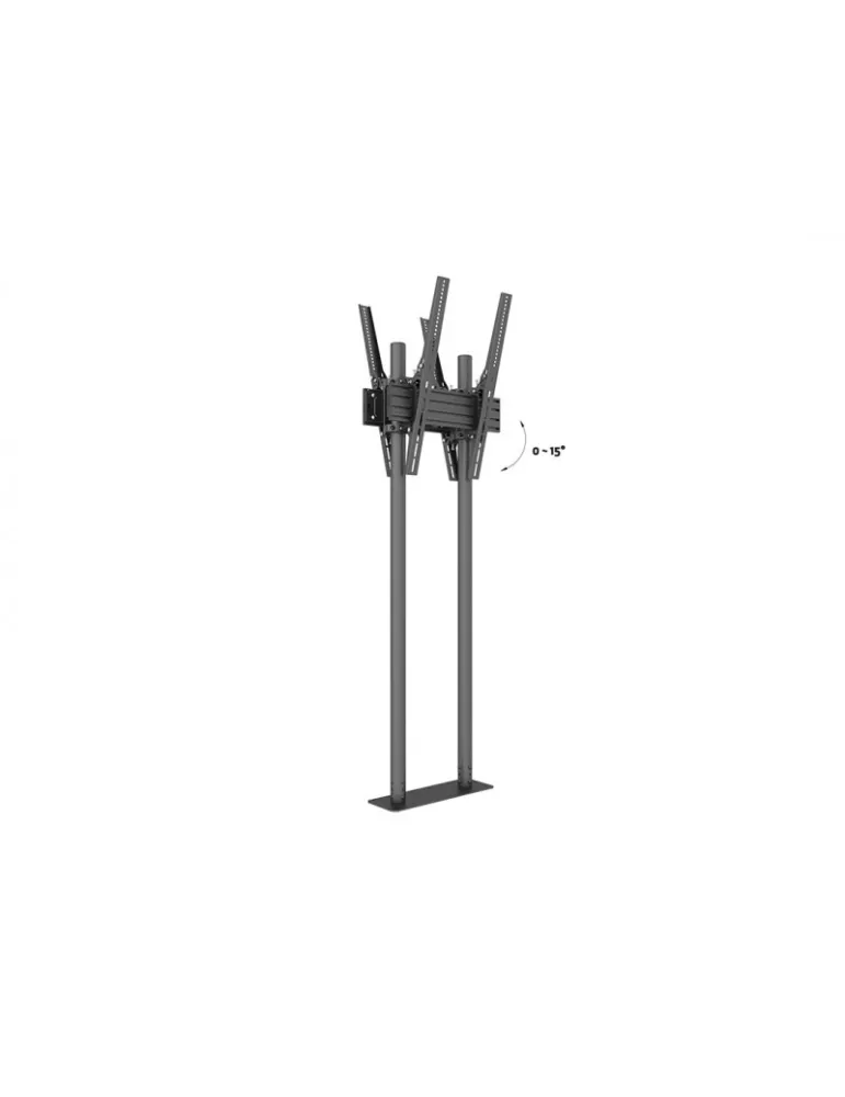 MULTIBRACKETS 8977 Soporte de suelo Multibrackets Dual Pole Floormount Pro B2B - 2 pantallas 65 -90  VESA Max 400x600 MULTIBRA