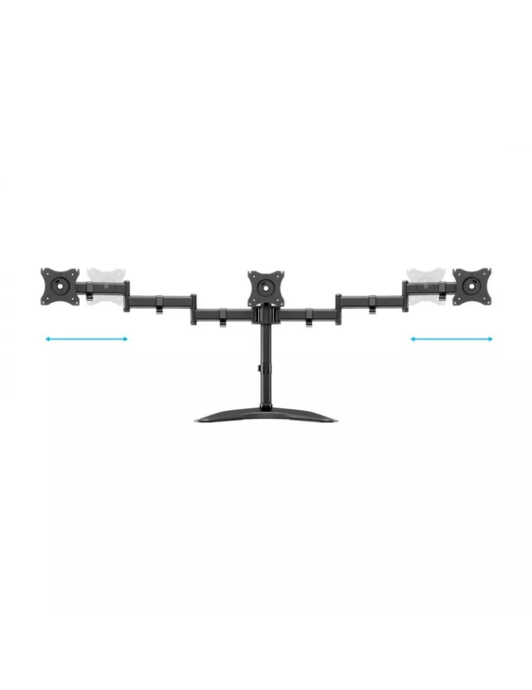 MULTIBRACKETS 3392 Multibrackets Deskstand Basic Triple - 15  - 27  screen VESA Max 100x100 MULTIBRACKETS MUL3392 | MusicGoodD