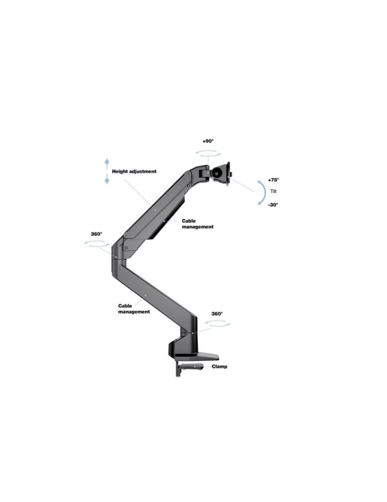 MULTIBRACKETS 3274 Tischhalterung Multibrackets VESA Gas Lift Arm für Samsung G7 32 . MULTIBRACKETS MUL3274 | MusicGoodDeal