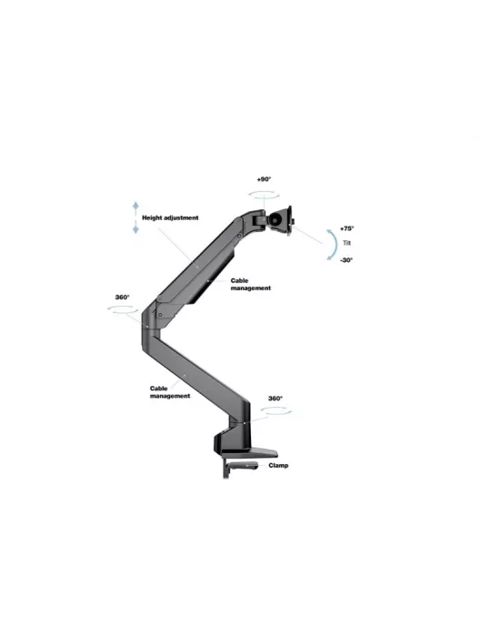 MULTIBRACKETS 3274 Multibrackets VESA Gas Lift Arm for Samsung G7 32  table stand MULTIBRACKETS MUL3274 | MusicGoodDeal
