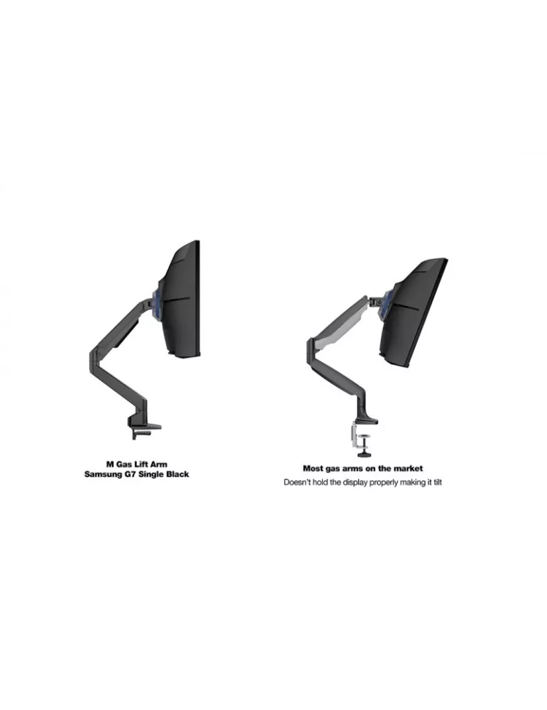 MULTIBRACKETS 3274 Support de table Multibrackets VESA Gas Lift Arm pour Samsung G7 32"