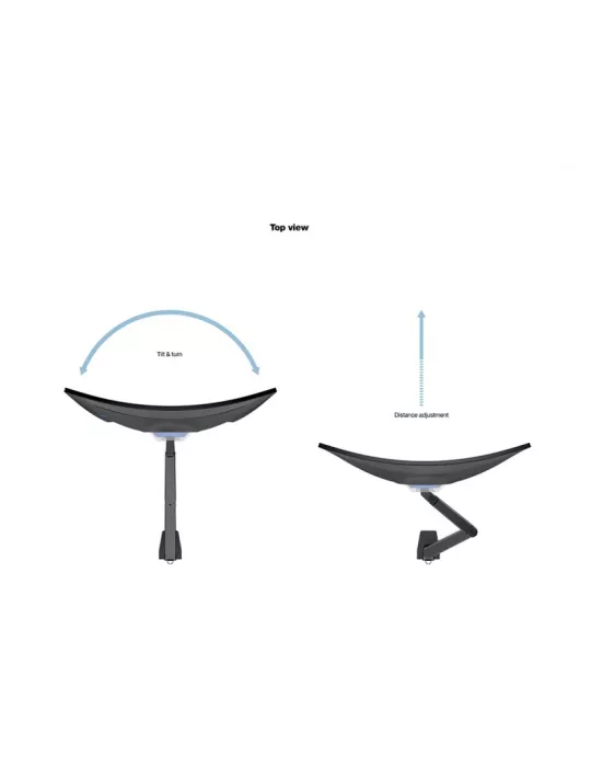 MULTIBRACKETS 3274 Support de table Multibrackets VESA Gas Lift Arm pour Samsung G7 32"