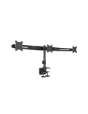 MULTIBRACKETS 0372 Support de table rotatif Multibrackets VESA Desktopmount Triple Desk Clamp - 3 écrans 15" - 24"VESA Max 100x