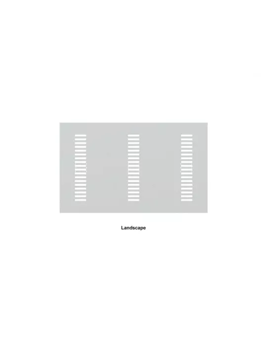 MULTIBRACKETS 1096 Plaque arrière caisson Multibrackets Enclosure 32" Back Plate Small White