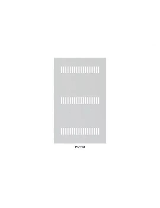 MULTIBRACKETS 1096 Plaque arrière caisson Multibrackets Enclosure 32" Back Plate Small White