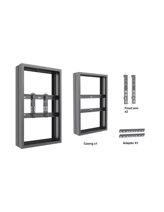 MULTIBRACKETS 6367 Caisson Multibrackets Enclosure 43  Medium B2B Black - 43  screen VESA Max 600x400 MULTIBRACKETS MUL6367 |