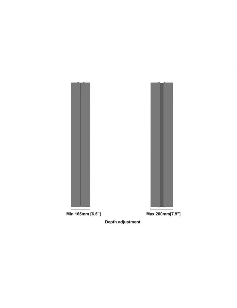 MULTIBRACKETS 6367 Caisson Multibrackets Enclosure 43  Medium B2B Black - 43  screen VESA Max 600x400 MULTIBRACKETS MUL6367 |