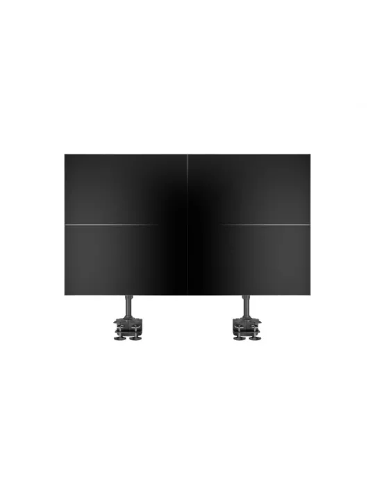 MULTIBRACKETS 2734 Support de table rotatif Multibrackets VESA Desktopmount Quad Vertical Desk Clamp - 4 écrans de 24" - 32" VE