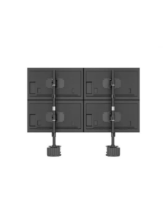 MULTIBRACKETS 2734 Support de table rotatif Multibrackets VESA Desktopmount Quad Vertical Desk Clamp - 4 écrans de 24" - 32" VE
