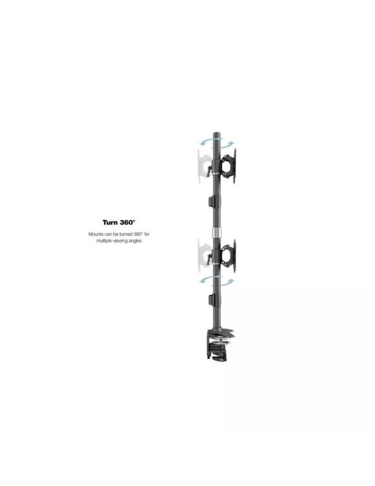 MULTIBRACKETS 2734 Multibrackets VESA Desktopmount Quad Vertical Desk Clamp - 4 pantallas 24  - 32  VESA Max 200x100 MULTIBRAC