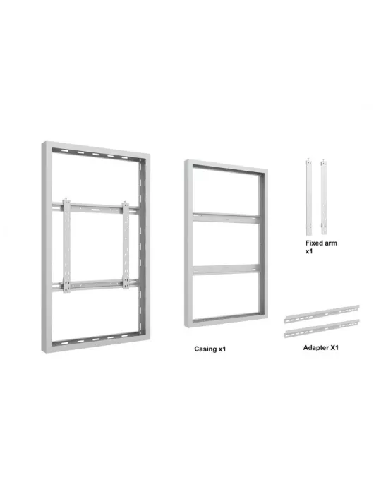 MULTIBRACKETS 1157 Caisson Multibrackets Enclosure Wall Medium White - 49  screen VESA Max 600 x 400 MULTIBRACKETS MUL1157 | M