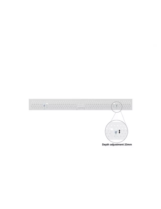 MULTIBRACKETS 1157 Caisson Multibrackets Enclosure Wall Medium White - écran 49" VESA Max 600 x 400