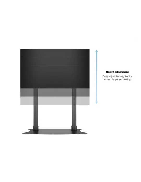 MULTIBRACKETS 3422 Bodenständer inkl. Erweiterungsset Multibrackets Public Display Stand 210 Dual PillarFloorbase - 70 -110 -B
