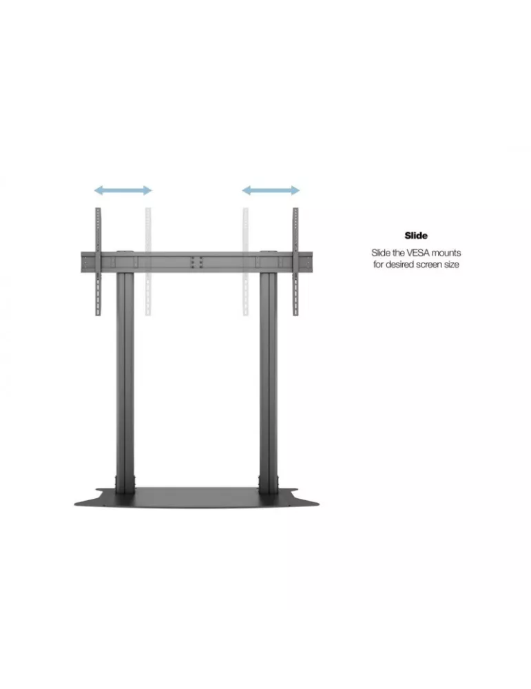 MULTIBRACKETS 3422 Bodenständer inkl. Erweiterungsset Multibrackets Public Display Stand 210 Dual PillarFloorbase - 70 -110 -B