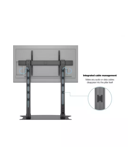 MULTIBRACKETS 3422 Kit de soporte sol extensión incl Multibrackets Public Display Stand 210 Dual PillarFloorbase - écran 70 -1