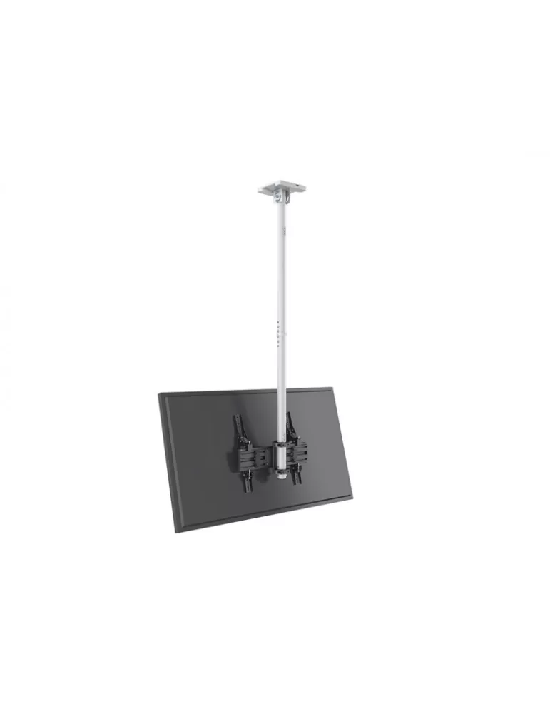 MULTIBRACKETS 8638 Support plafond Multibrackets Ceiling Mount Pro MBC1U Blanc - écran 32"-65" VESA Max 400x400