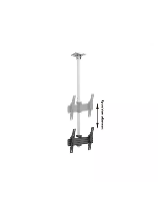 MULTIBRACKETS 8638 Support plafond Multibrackets Ceiling Mount Pro MBC1U Blanc - écran 32"-65" VESA Max 400x400