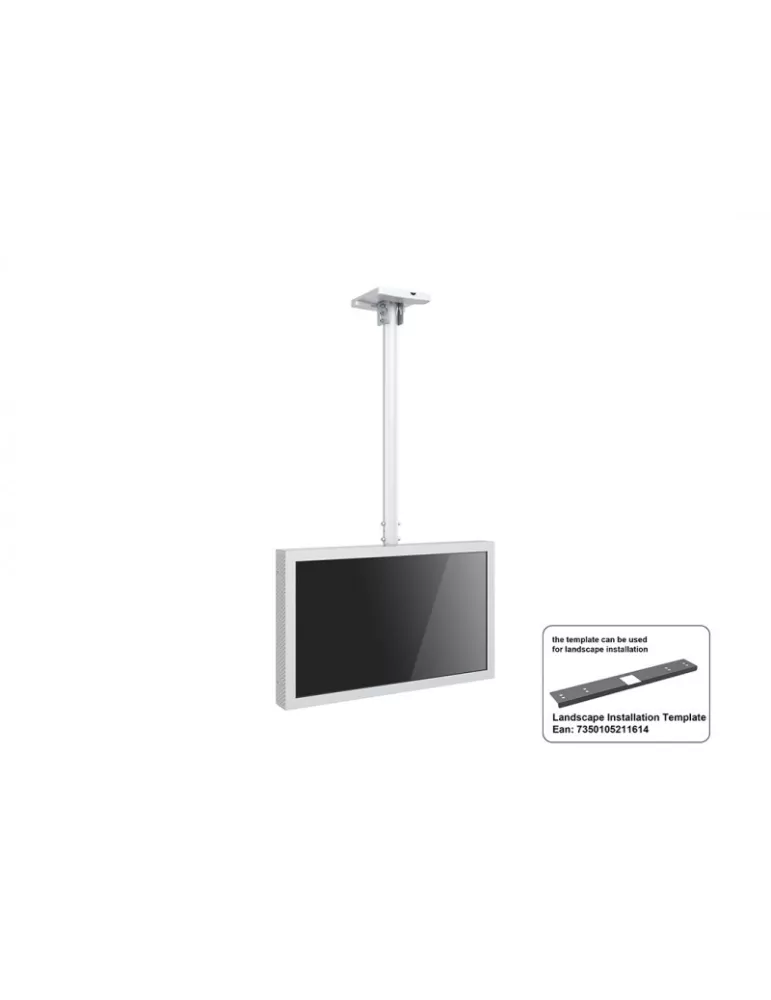 MULTIBRACKETS 5025 Caisson avec support plafond Multibrackets Enclosure 32  Ceiling Small White MULTIBRACKETS MUL5025 | MusicG