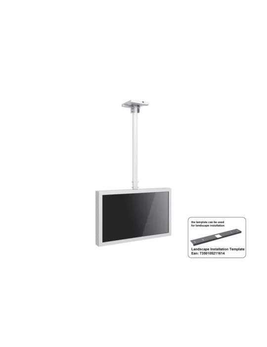 MULTIBRACKETS 5025 Caisson avec support plafond Multibrackets Enclosure 32  Ceiling Small White MULTIBRACKETS MUL5025 | MusicG