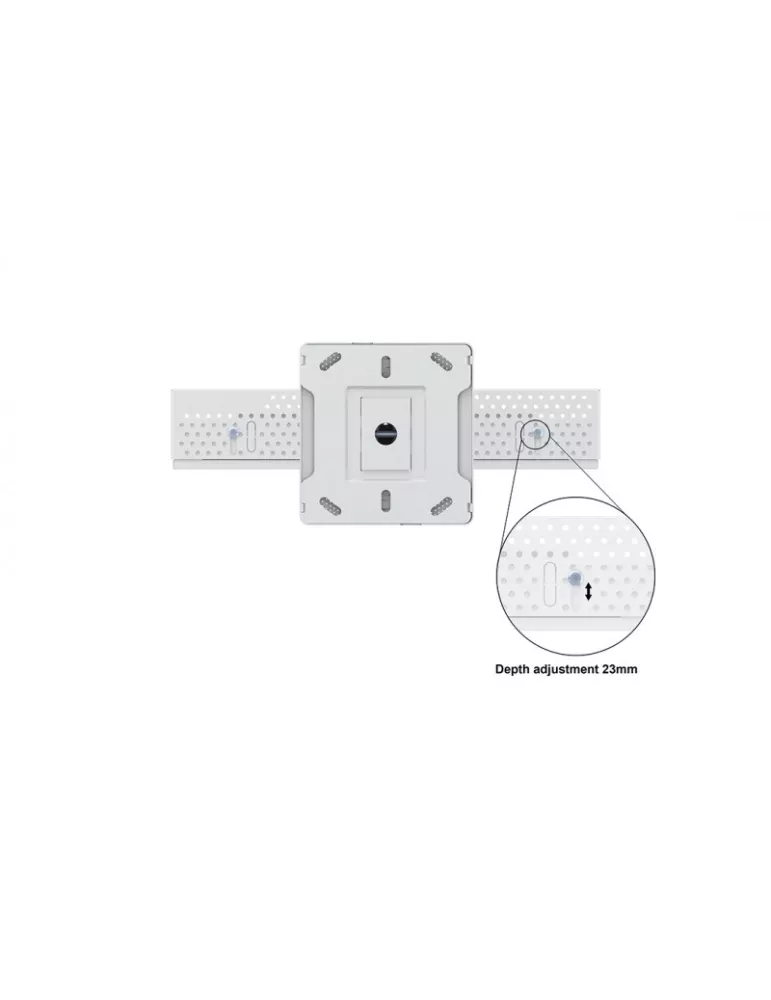 MULTIBRACKETS 5025 Caisson avec support plafond Multibrackets Enclosure 32  Ceiling Small White MULTIBRACKETS MUL5025 | MusicG