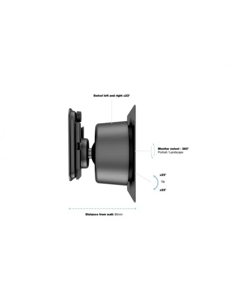 MULTIBRACKETS 2666 Support mural Multibrackets VESA 100x100 Monitor/Tablet Wallmount REF: