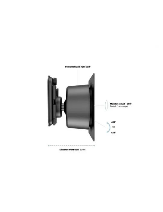 MULTIBRACKETS 2666 Multibrackets VESA 100x100 Soporte de pared para monitor tablet REF  MULTIBRACKETS MUL2666 | MusicGoodDeal