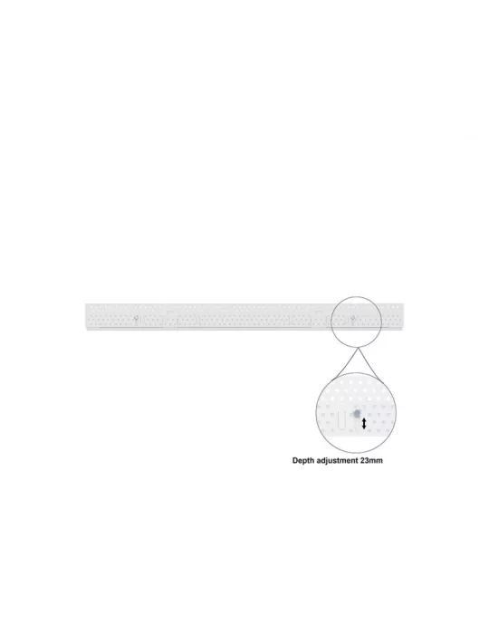MULTIBRACKETS 3748 Caisson avec Elingues Multibrackets Enclosure 75  Wire Medium White - écran 75  VESA Max 600x400 MULTIBRACK