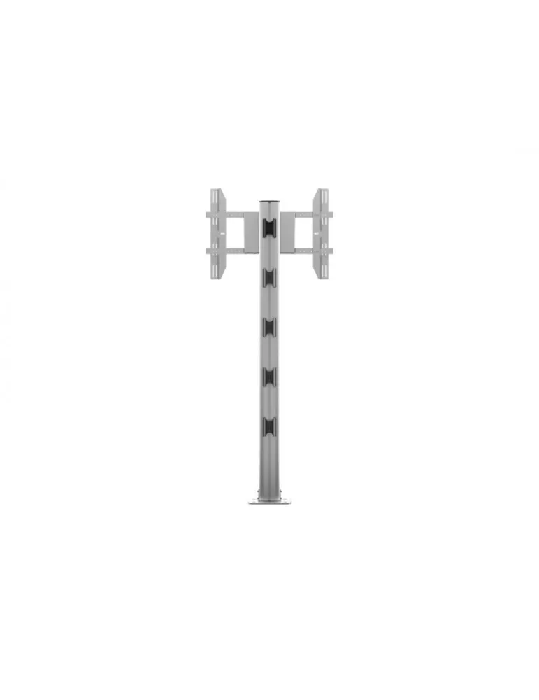 MULTIBRACKETS 2395 Bodenständer zum Befestigen Multibrackets Display Stand 180 Single SIlver - Bildschirm 24 -65  VESA Max 700