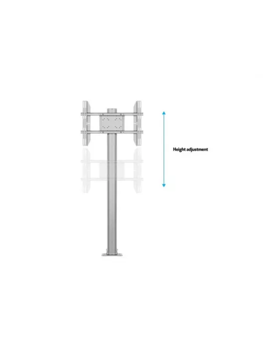 MULTIBRACKETS 2395 Support sol a fixer Multibrackets Display Stand 180 Single SIlver - écran 24"-65" VESA Max 700x400