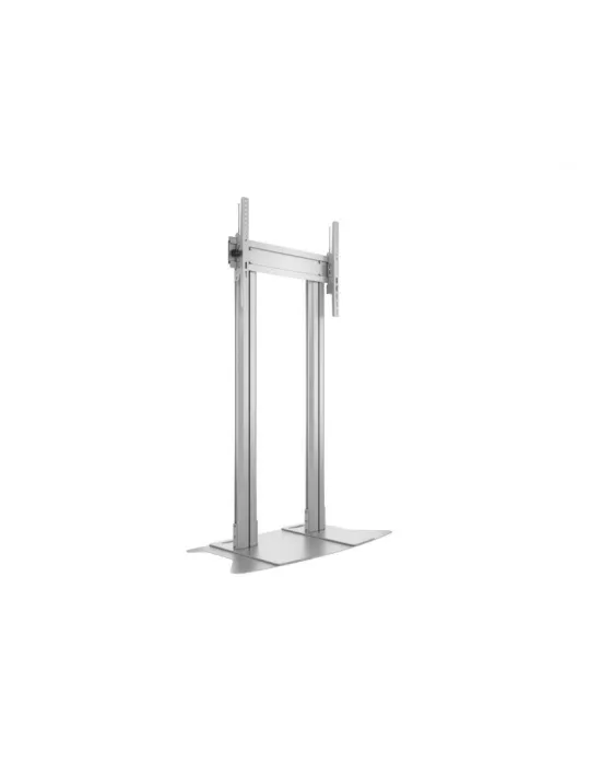 MULTIBRACKETS 2555 Bodenständer Multibrackets Public Display Sitand 180 Dual Pllar Floorbase Silber- Bildschirm 70 -110  VESA