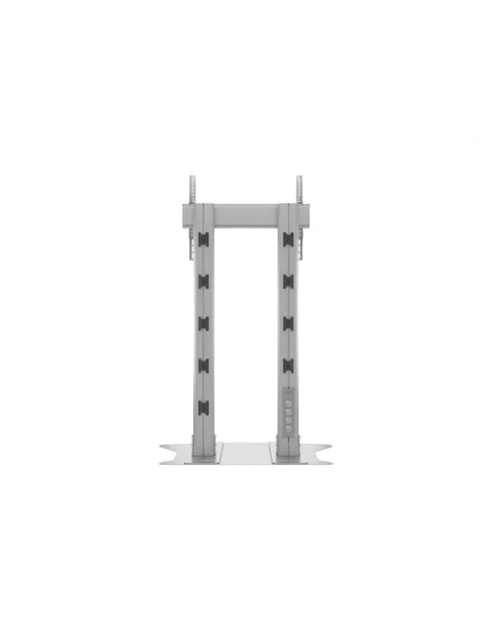 MULTIBRACKETS 2555 Support sol Multibrackets Public Display Sitand 180 Dual Pllar Floorbase Silver- écran 70"-110" VESA Max 800