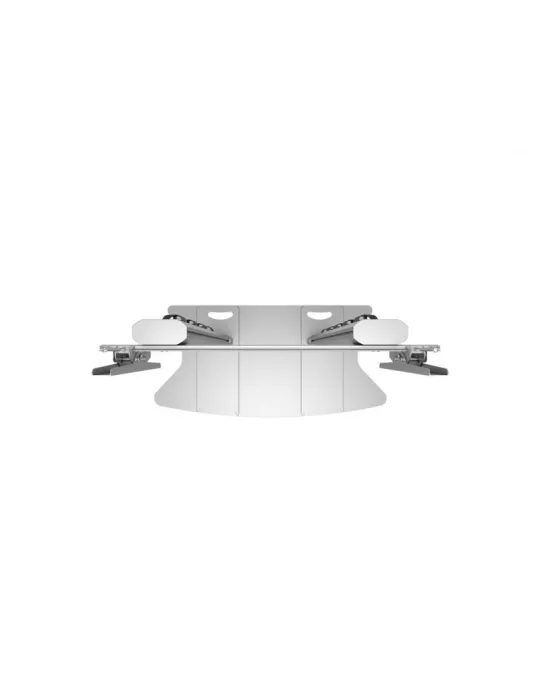 MULTIBRACKETS 2555 Support sol Multibrackets Public Display Sitand 180 Dual Pllar Floorbase Silver- écran 70"-110" VESA Max 800