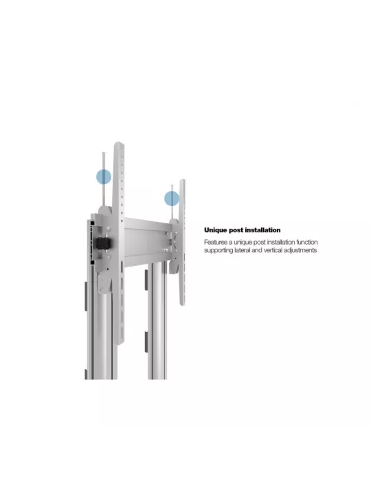 MULTIBRACKETS 2555 Soporte sol Multibrackets Public Display Sitand 180 Dual Pllar Floorbase Silver- écran 70 -110  VESA Max 80