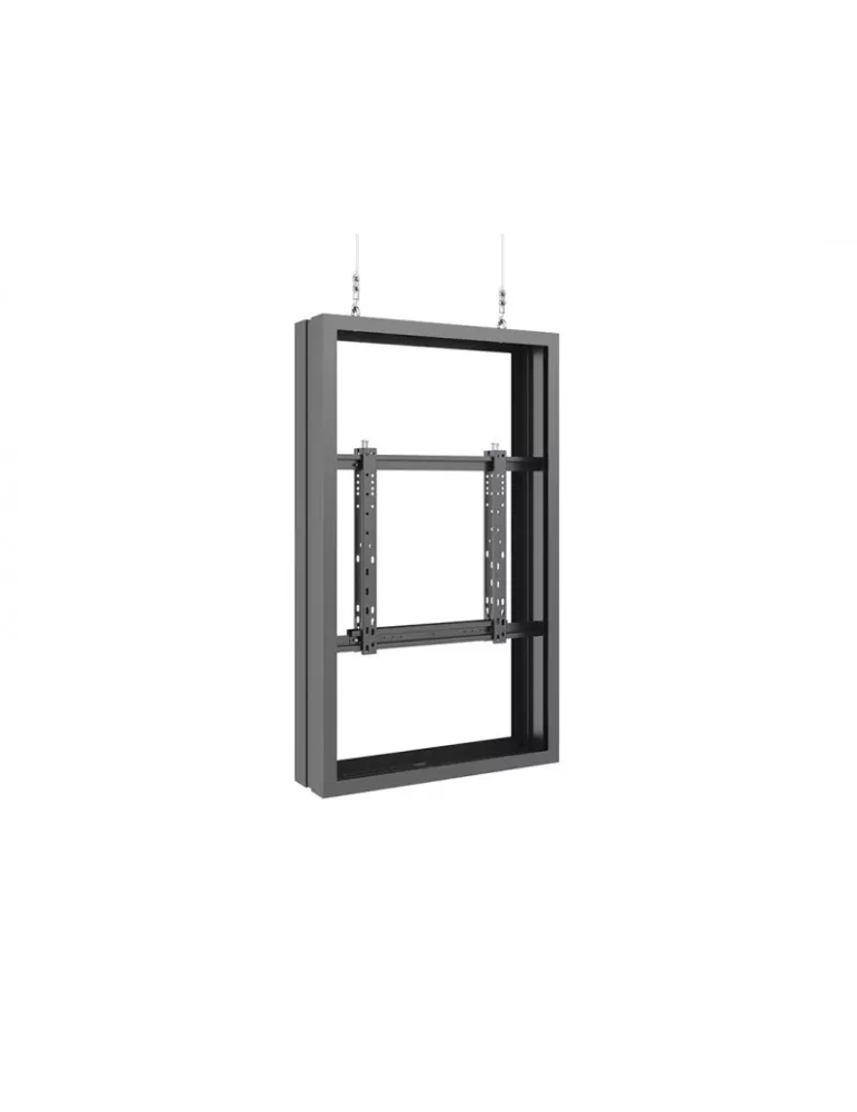 MULTIBRACKETS 3946 Caisson double avec élingues Multibrackets Enclosure 50  Wire Medium B2B Black - VESA Max 600x400 MULTIBRAC