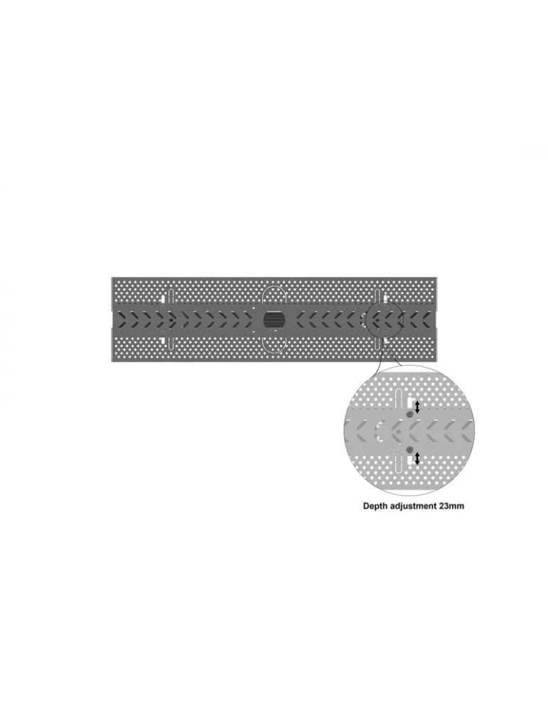 MULTIBRACKETS 3946 Caisson double avec élingues Multibrackets Enclosure 50  Wire Medium B2B Black - VESA Max 600x400 MULTIBRAC